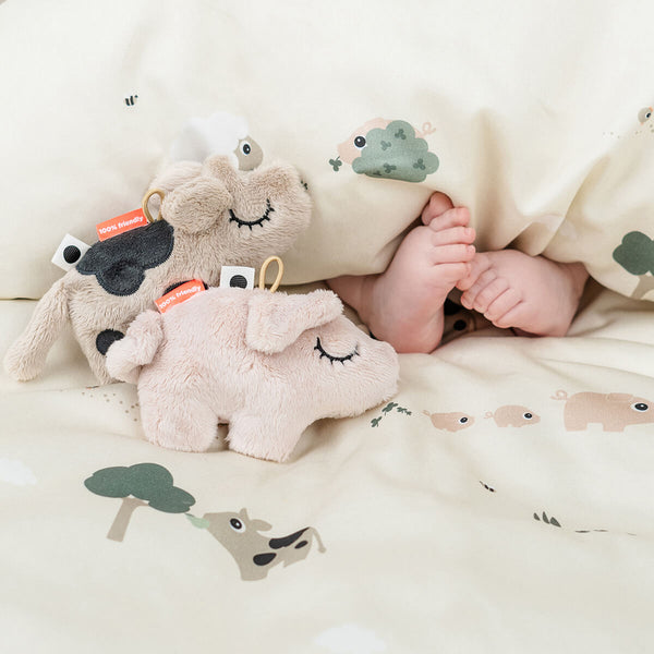 Done By Deer Tiny Sensory Rattle - Pigee - Powder