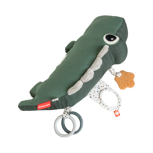 Done By Deer Tummy Time Activity Toy - Croco - Green