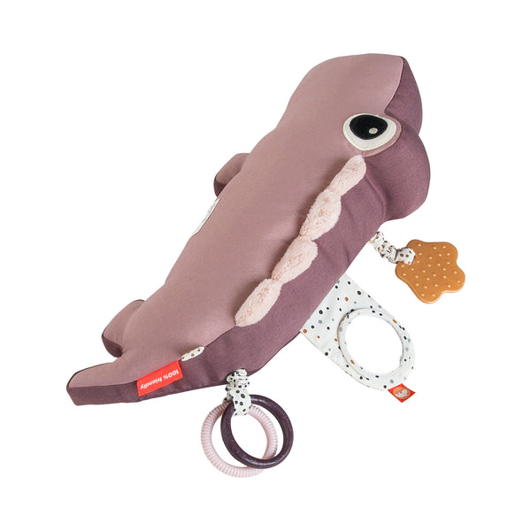 Done By Deer Tummy Time Activity Toy - Croco - Powder