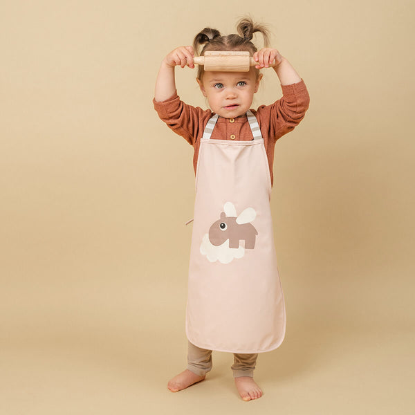 Done By Deer Waterproof Kids Apron - Lalee - Sand