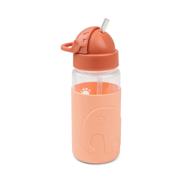 done by deer Easy-grip straw bottle - Elphee - Papaya - 350 ml