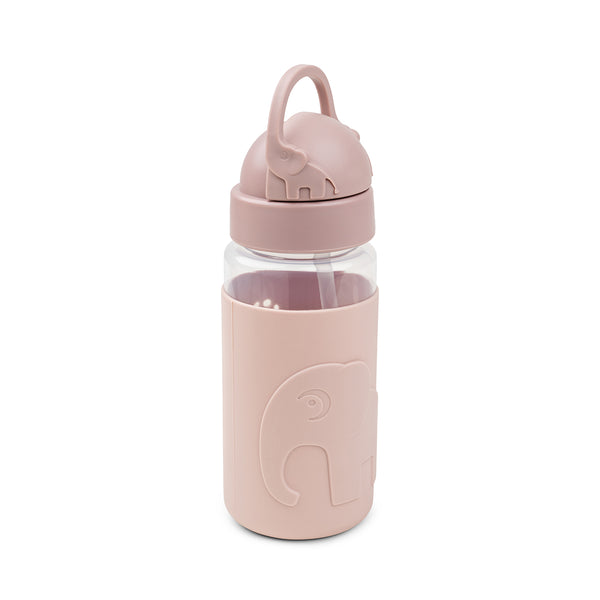 Done By Deer Easy-grip Straw Bottle - Elphee - Powder - 350 Ml