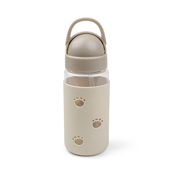 Done By Deer Easy-grip Straw Bottle - Elphee - Sand - 350 Ml