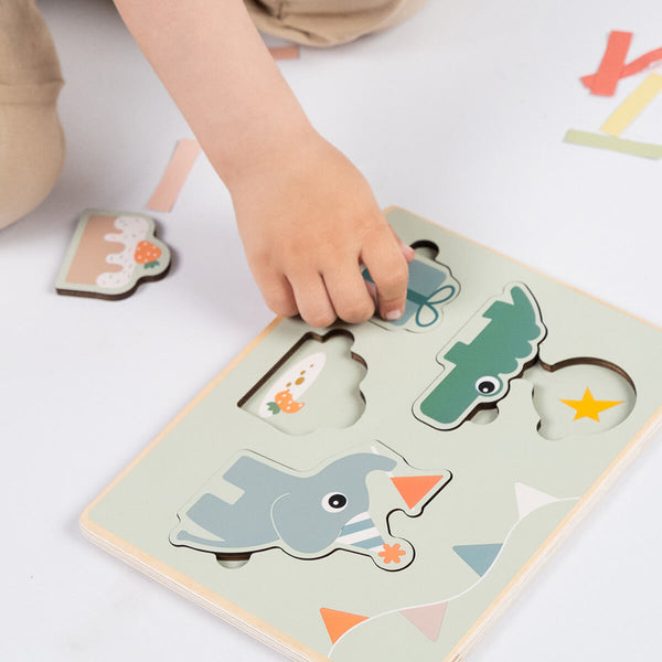 Done By Deer First Layer Puzzle - Celebration - Colour Mix