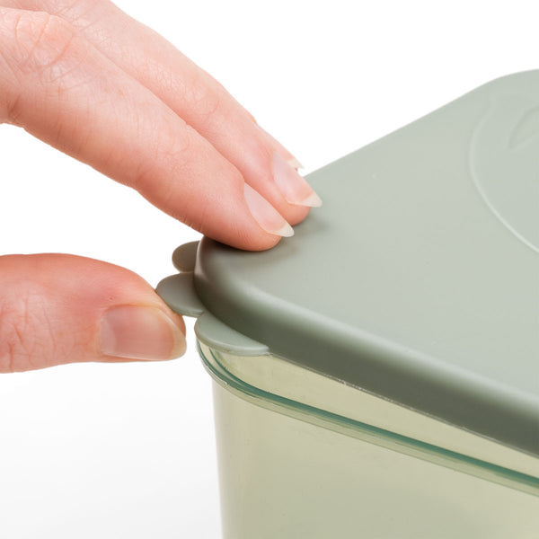 Done By Deer Food Storage Container Set L - Elphee - Green