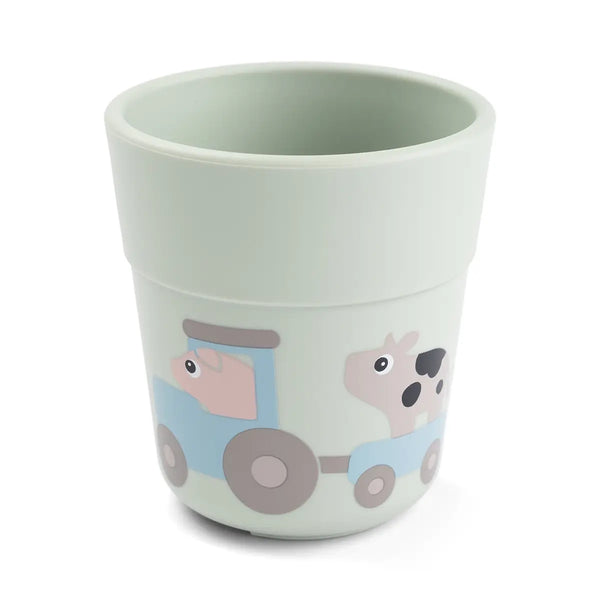 Done By Deer Foodie Dinner Set W/suction - Tiny Farm - Green