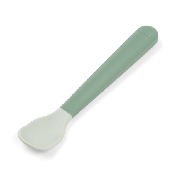 Done By Deer Foodie First Meal Set W/suction - Happy Clouds - Green