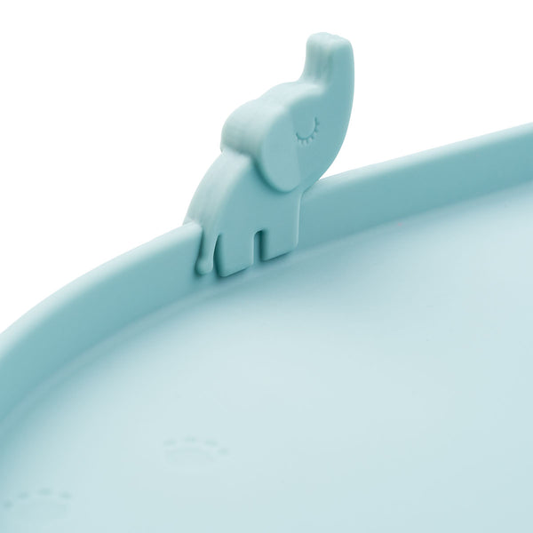 Done By Deer High Edge Silicone Placemat - Elphee - Blue