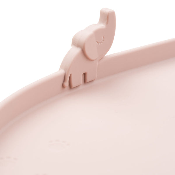 Done By Deer High Edge Silicone Placemat - Elphee - Powder