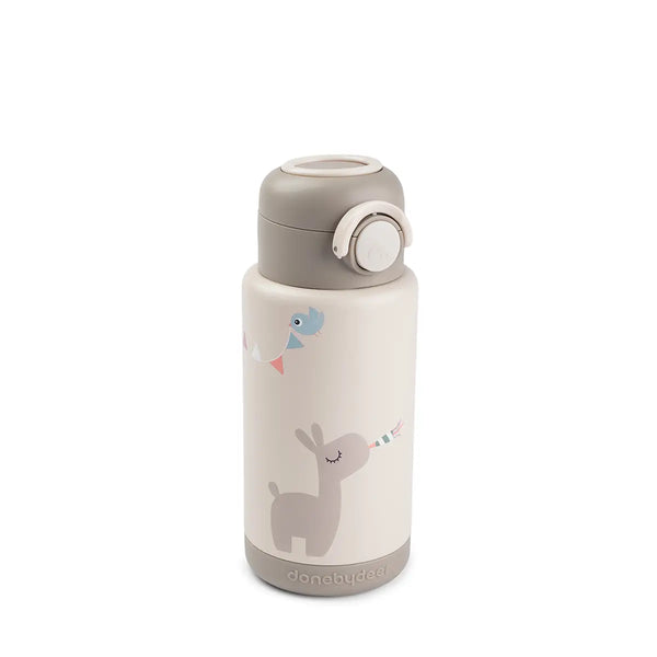 done by deer Insulated bottle - Celebration - Sand - 340 ml