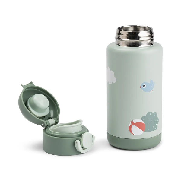 Done By Deer Insulated Bottle - Playground - Green - 340 Ml