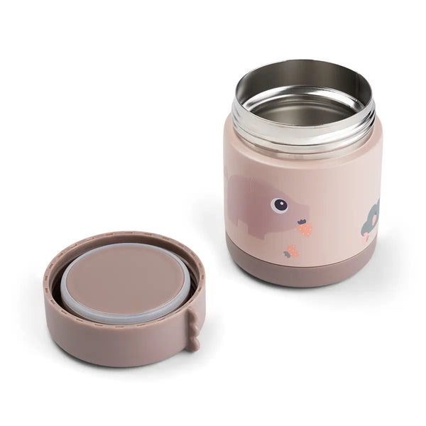 Done By Deer Insulated Food Jar - Tiny Farm - Powder - 300 Ml
