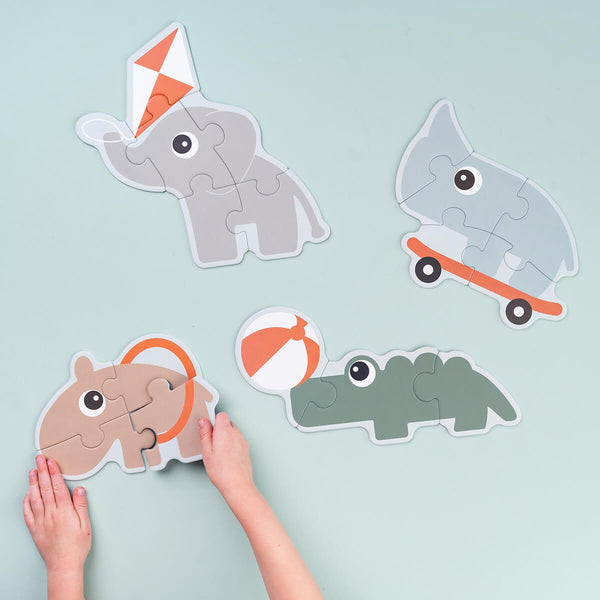 Done By Deer Jigsaw Puzzle Set - Playground - Colour Mix