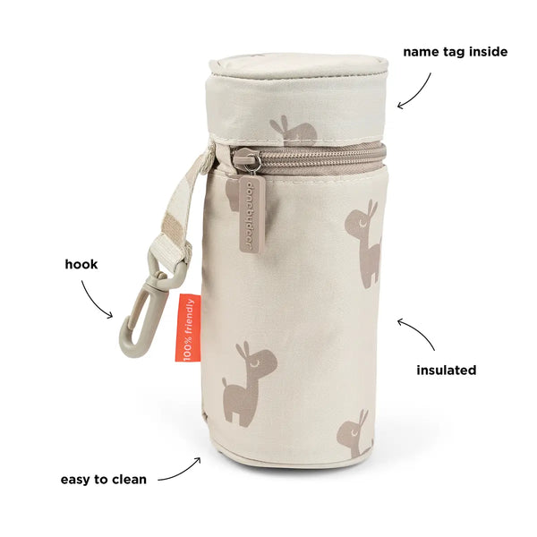 Done By Deer Kids Insulated Bottle Holder - Lalee - Sand