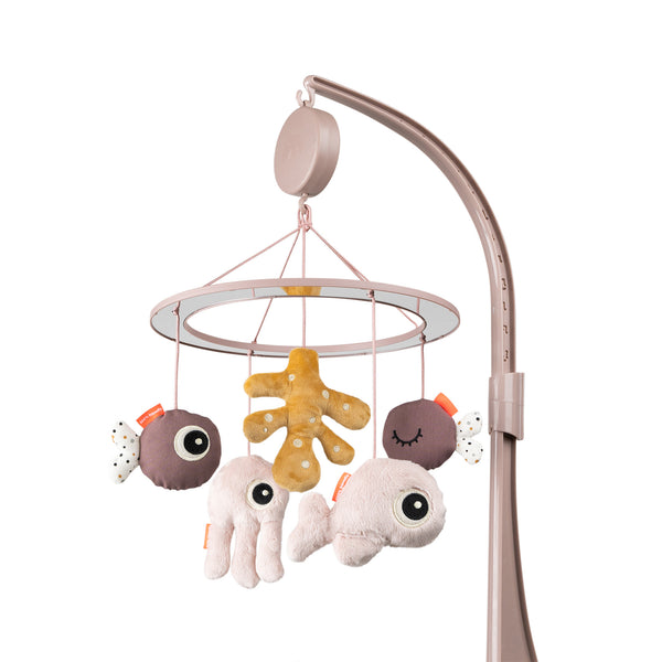 done by deer Musical mirror mobile - Sea friends - Powder