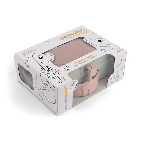 Done By Deer Peekaboo First Meal Set - Deer Friends - Powder