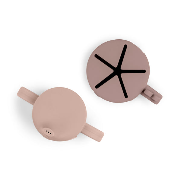 Done By Deer Peekaboo Spout/snack Cup Set - Deer Friends - Powder