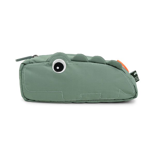 Done By Deer Quilted Cross-over Kids Bag - Croco - Green