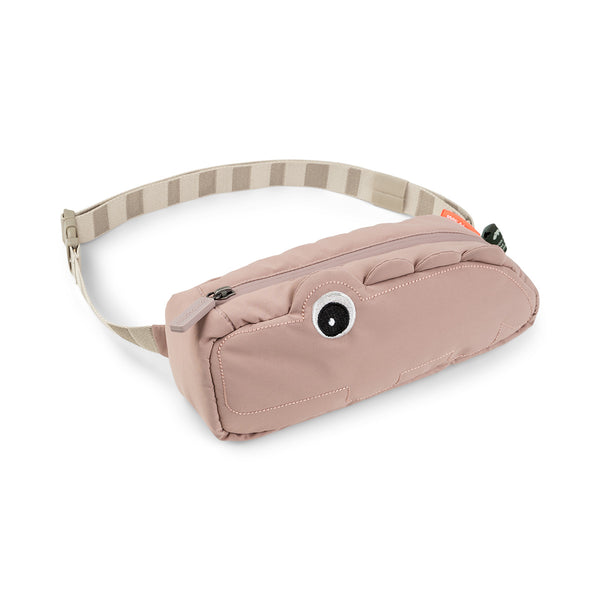 done by deer Quilted cross-over kids bag - Croco - Powder