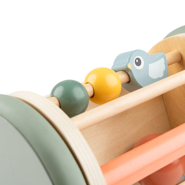 Done By Deer Rolling Activity Mirror - Birdee - Colour Mix