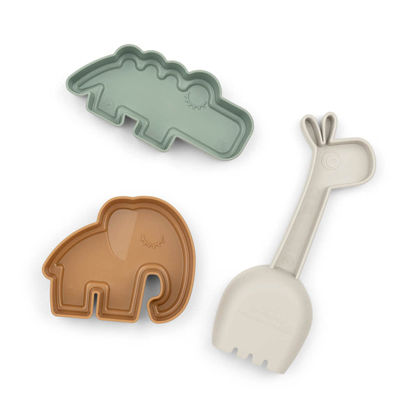 Done By Deer Sand Play Set 3 Pcs - Deer Friends - Colour Mix