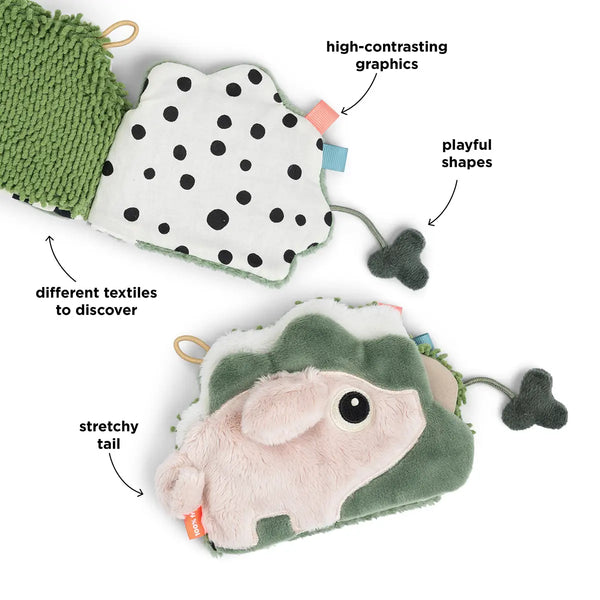 Done By Deer Sensory Baby Book - Tiny Farm - Colour Mix