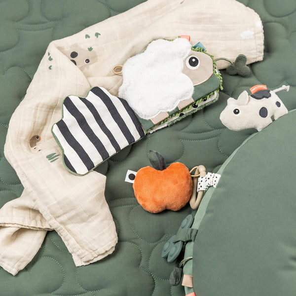 Done By Deer Sensory Baby Book - Tiny Farm - Colour Mix