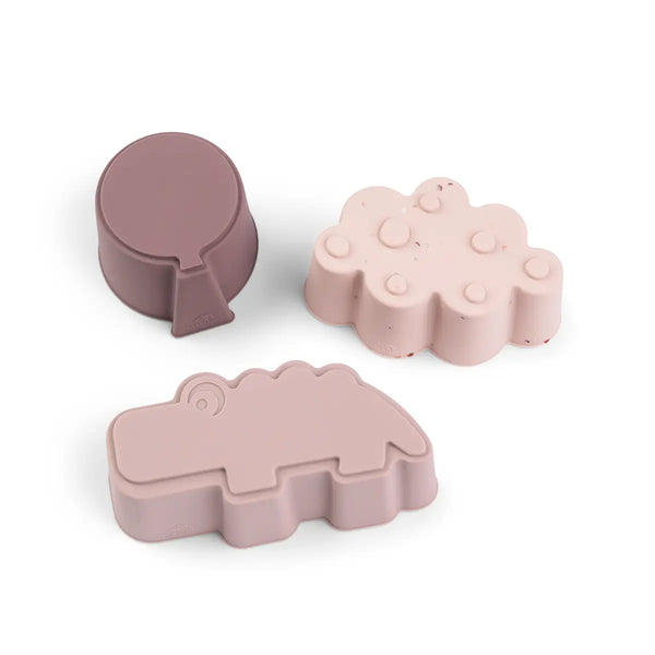done by deer Silicone shapes 3 pcs - Happy clouds - Powder