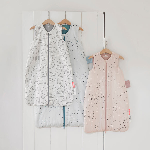 Done By Deer Sleepy Bag 90 Cm - TOG 2.5 - Dreamy Dots - White