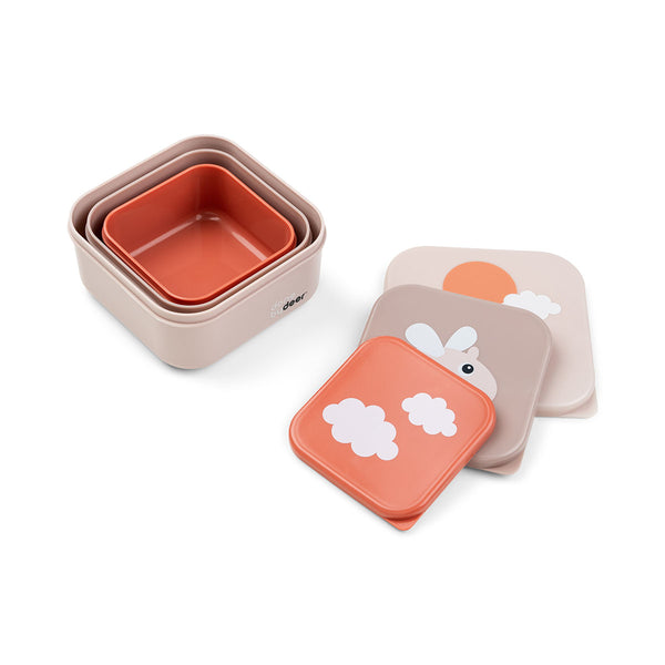 Done By Deer Snack Box Set 3 Pcs - Happy Clouds - Powder