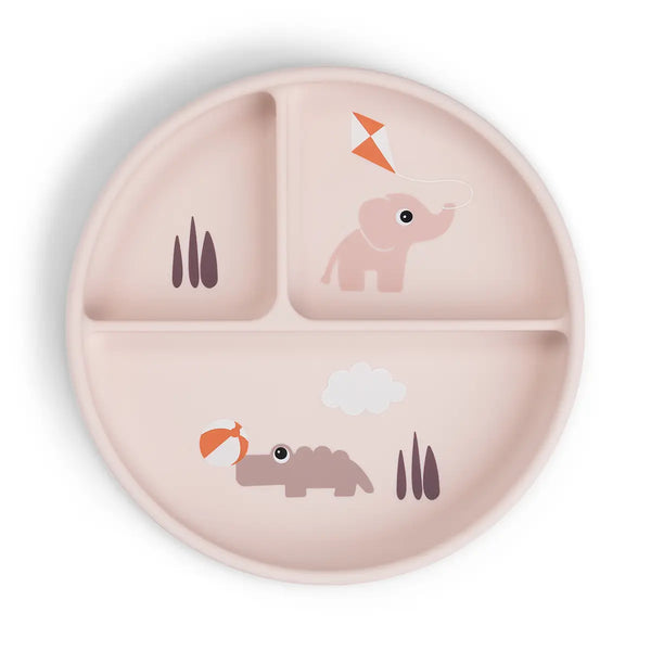 done by deer Stick&Stay compartment plate - Playground - Powder