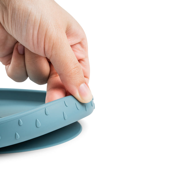 Done By Deer Stick & Stay Dinner Set - Deer Friends - Blue