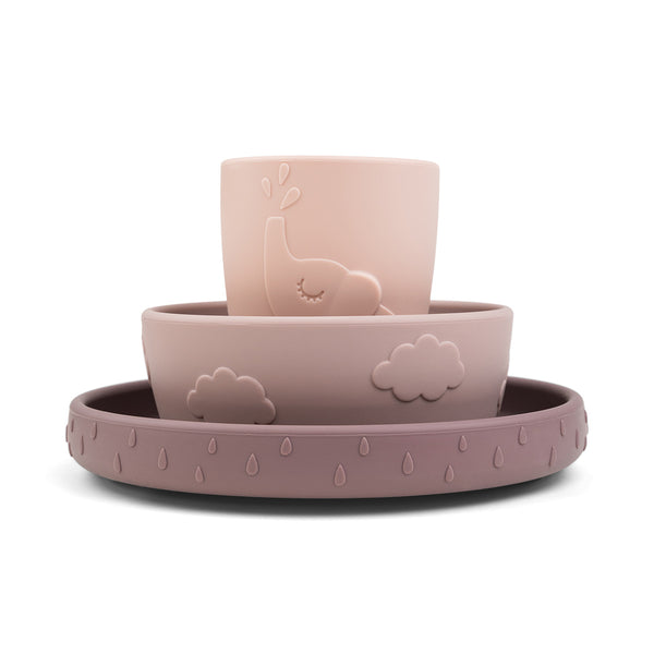 done by deer Stick & Stay dinner set - Deer friends - Powder