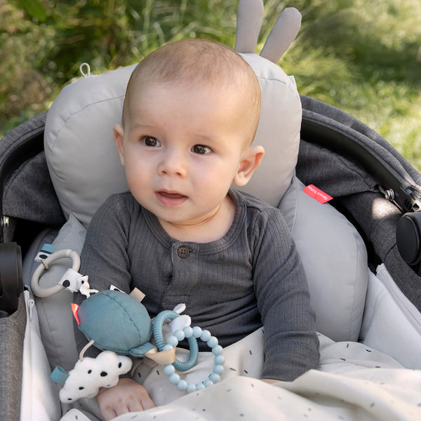 Done By Deer To Go Activity Mirror - Happy Clouds - Blue