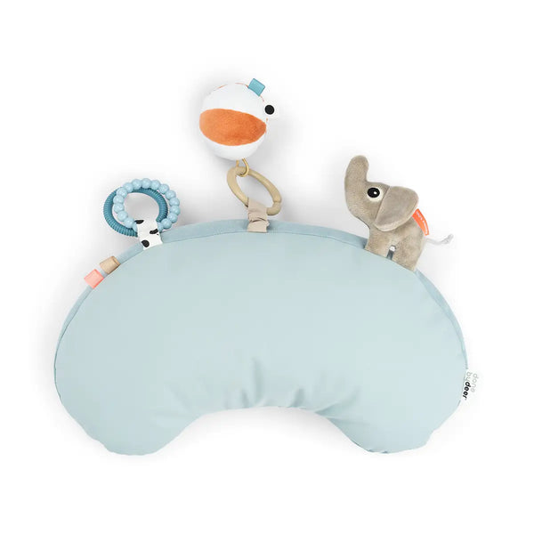 Done By Deer Tummy Time Activity Pillow - Playground - Blue