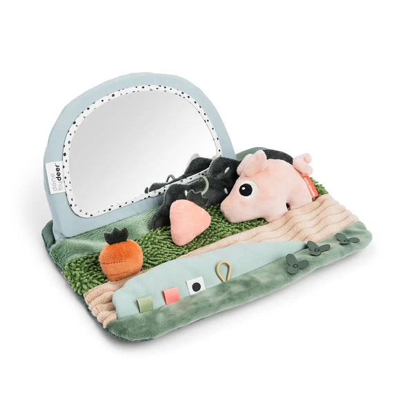 done by deer Tummy time sensory mirror - Tiny farm - Colour mix