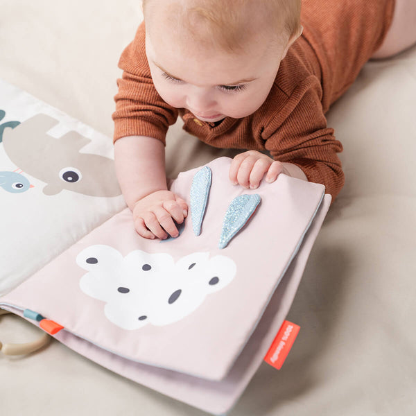 Done By Deer Tummy Time Soft Book - Deer Friends - Colour Mix