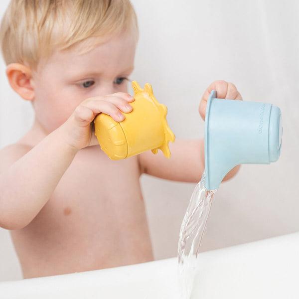 Done By Deer Water Play & Stacking Cups 3 Pcs - Elphee - Colour Mix