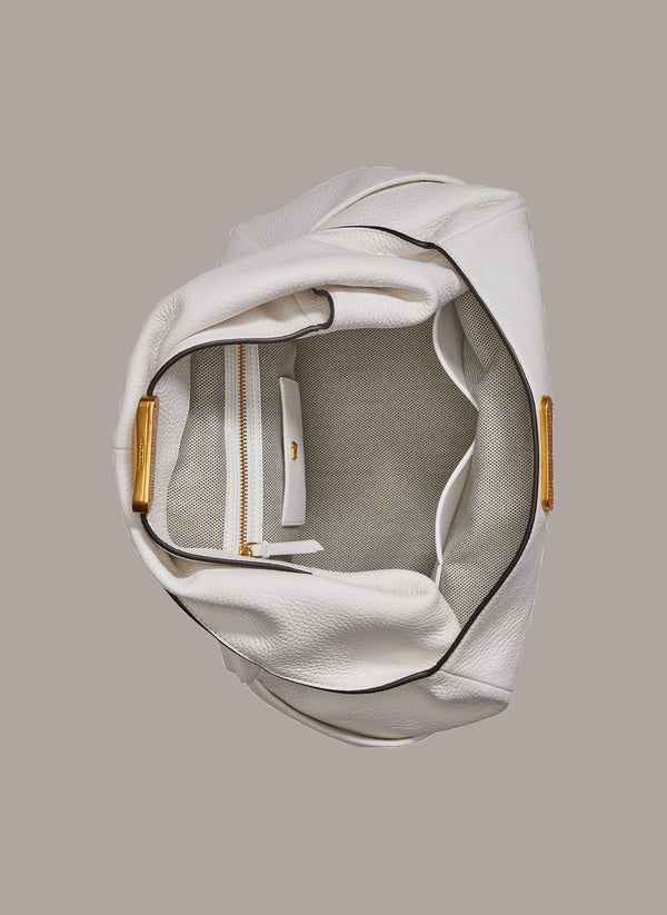 Donna Karan AMAGANSETT SHOULDER BAG Brilliant White