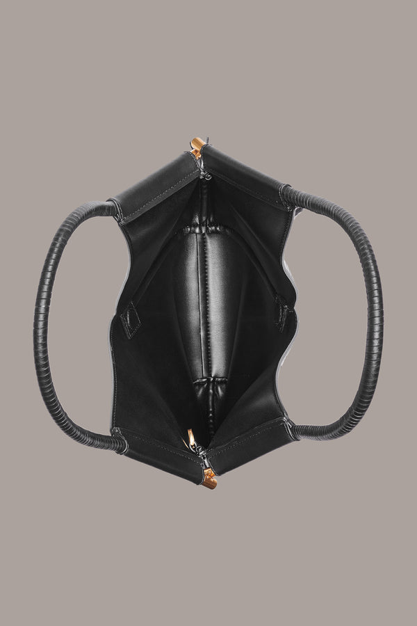 Donna Karan BALDWIN LASER-CUT MINI SHOULDER BAG Black