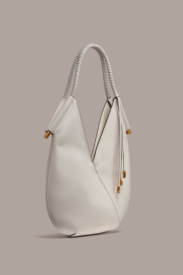 Donna Karan BALDWIN MINI SHOULDER BAG Brilliant White