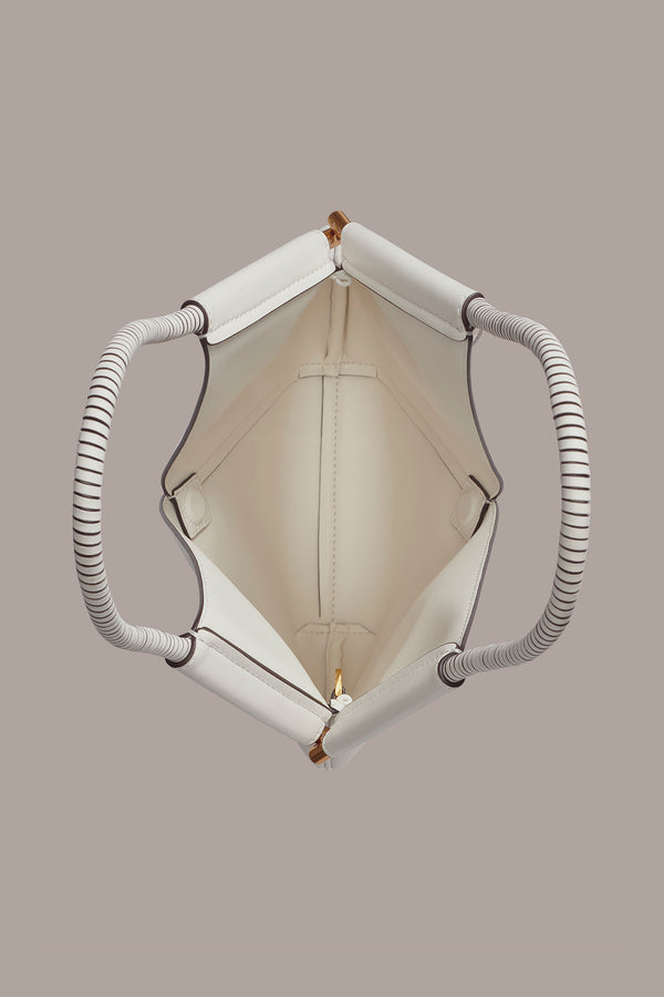 Donna Karan BALDWIN MINI SHOULDER BAG Brilliant White