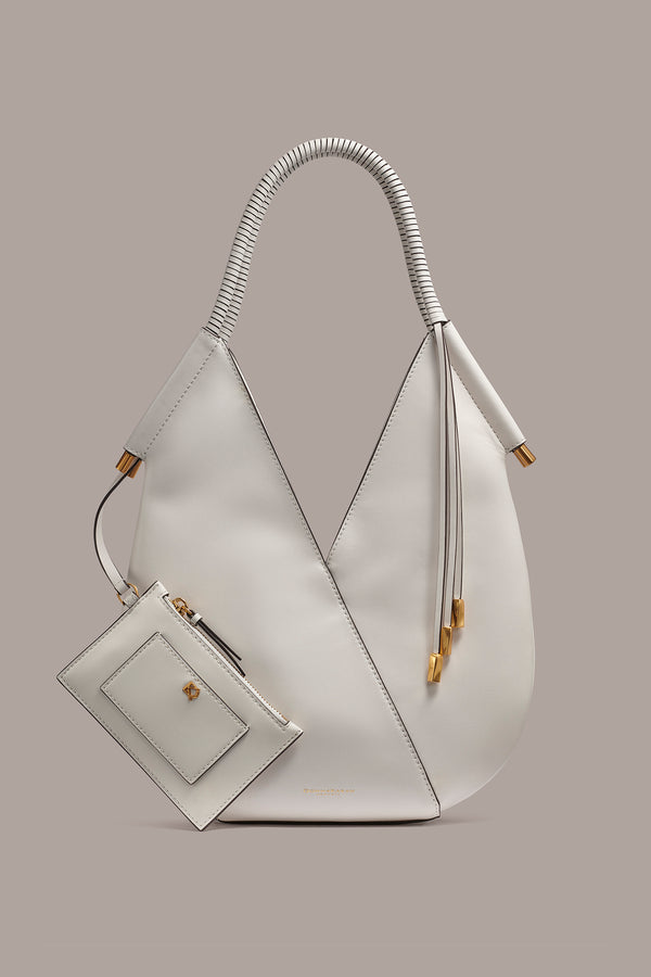 donna karan BALDWIN MINI SHOULDER BAG Brilliant White