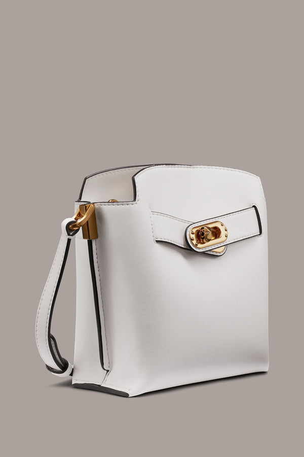 Donna Karan BRIDGEHAMPTON CROSSBODY BAG BRILLANT WHITE
