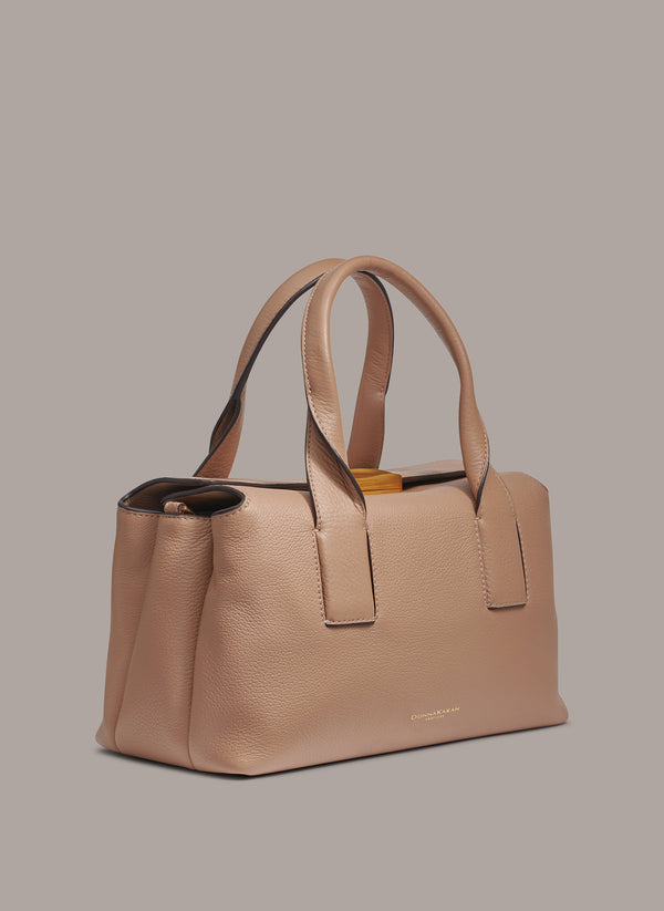 Donna Karan AMAGANSETT SATCHEL BAG Fawn