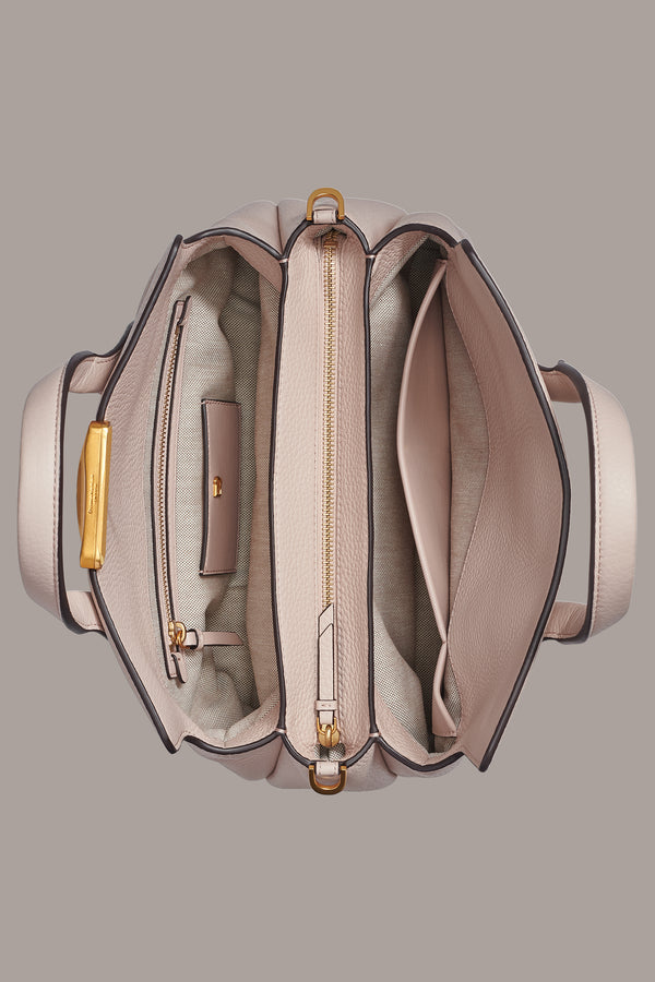 Donna Karan AMAGANSETT SATCHEL BAG SNOW PETAL