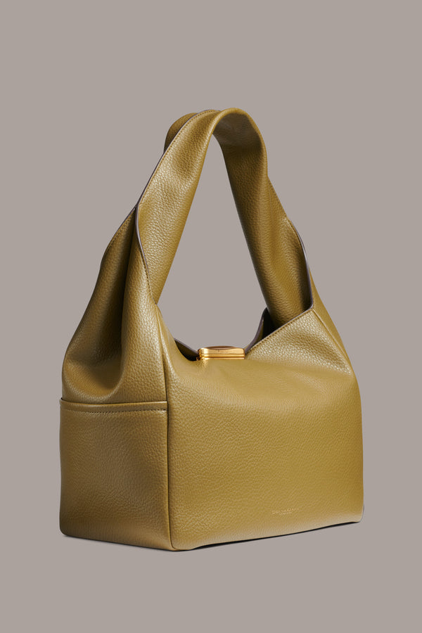 Donna Karan AMAGANSETT SHOULDER BAG Smoky Olive