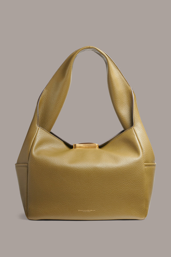 donna karan AMAGANSETT SHOULDER BAG Smoky Olive