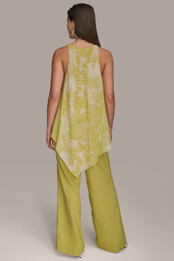 Donna Karan ASYMMETRIC TOP Scuffed Citron Multi