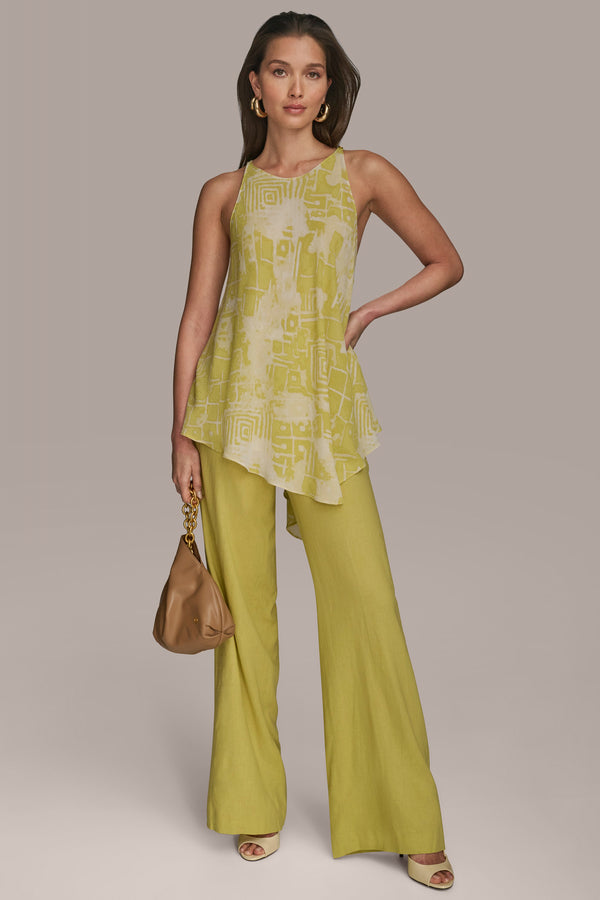 Donna Karan ASYMMETRIC TOP Scuffed Citron Multi